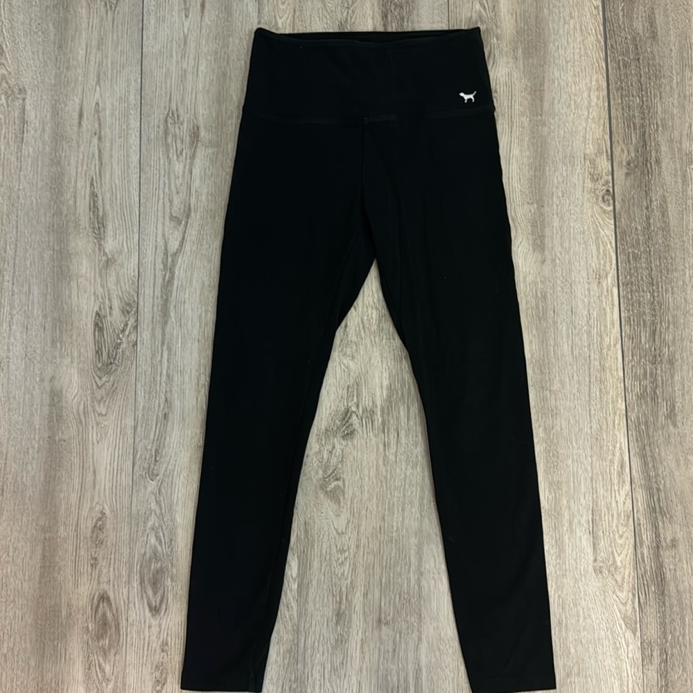 PINK black YOGa pants medium